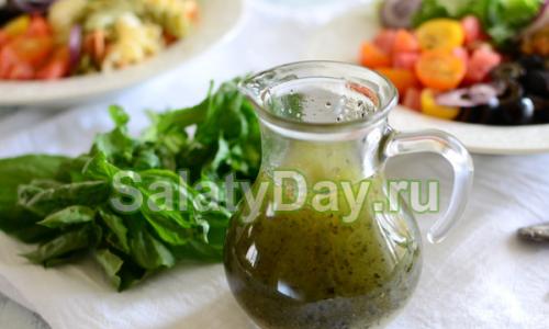 Вкусные заправки для овощных салатов