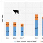 Lebensmittelverbrauchsstatistik in der UdSSR und RF