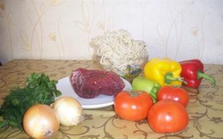 How to cook delicious Uzbek soup Lagman Lagman Uzbek recipe at home