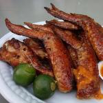 Spicy BBQ chicken wings Oven-baked BBQ chicken wings recipe
