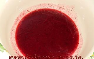 Cranberry and apple jam