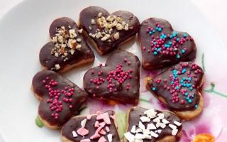 Cookie"Сердечко": лучшие рецепты Печенье сердечки домашние