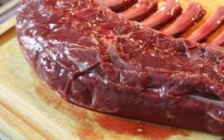 Step-by-step recipe for venison stew with photo